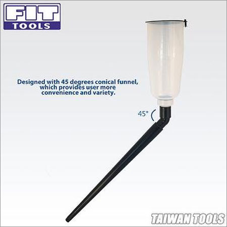 FIT TOOLS 45 and 90 degree Conical Oil Funnel