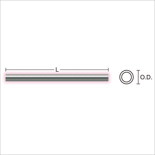 Silver Stainless Steel Watch Tube