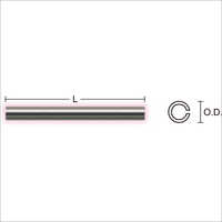Silver Stainless Steel C Ring Open Tube