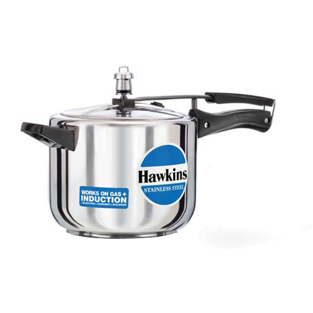 5 Ltr Stainless Steel Induction Compatible Hawkins  Pressure Cooker Body Thickness: 144 Millimeter (Mm)