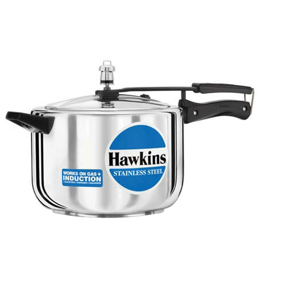 8 Ltr Stainless Steel Induction Compatible Hawkins  Pressure Cooker Body Thickness: 3-5 Millimeter (Mm)