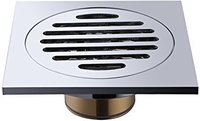Floor Drain Cover - Square Metal Design, 200-1000 Grams Weight | Durable, Painted Finish, Prevents Debris, Odors, And Water Backups