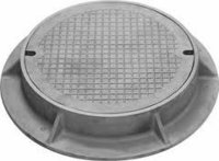 Plastic Sewer Cover - High-density Polyethylene, 2-5 Kg Weight, Round Shape, Brightly Colored For Visibility, Slip-resistant Safety Features