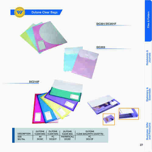 Duotone Clear Bags
