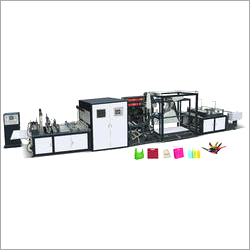 Multifunctional Non Woven Box Bag With Handle Fixing Machine