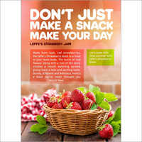 Strawberry Jam - Fruit Pulp, High Sugar Content, Rich Red Color | Nutrient-rich, Safe To Consume, Versatile For Various Snacks
