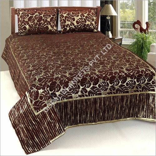 Printed Chenille Bed Sheets