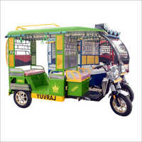 Electric Battery Rickshaw - Lead-acid, Green | Durable Chassis, Excellent Suspension, Stable Base, Eco-friendly, Smooth Ride, 4-6 Passengers, 80-120 Km Range