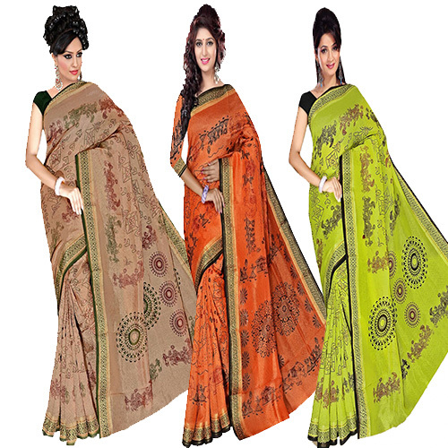 Jacquard Silk Bandhani Print Saree - Jacquard Material, Resham Embroidery Work | Elegant Design with Matching Blouse Piece, Perfect for Every Occasion