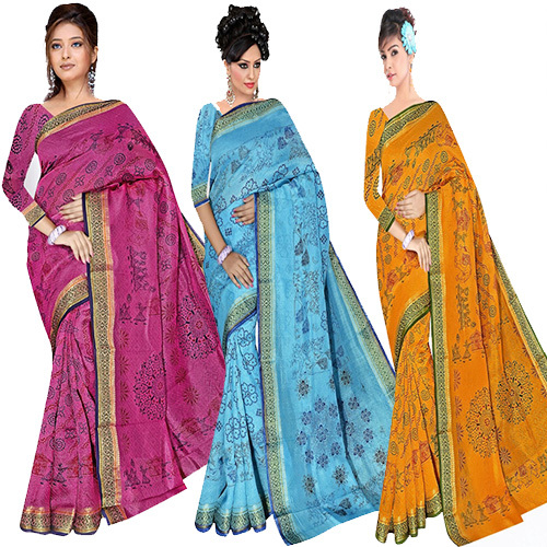 Jacquard Silk Bandhani Print Saree - Material: Jacquard Silk, Work Type: Resham Embroidery | Elegant Design with Matching Blouse Piece