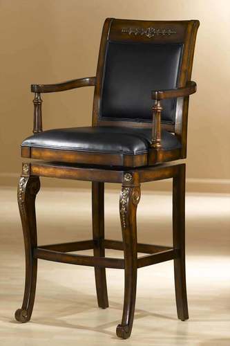 Vintage leather bar stool