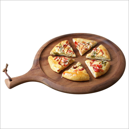 Wood Wooden Pizza Plates