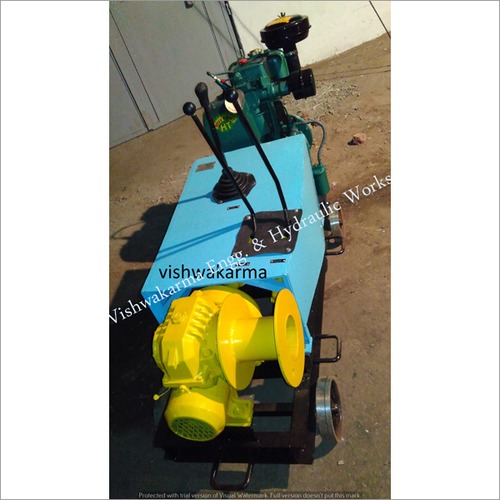 Diesel Power Winch Machine Capacity: Cable Pulling Ton/Day