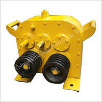 Yellow Cast Iron Sagging Winch