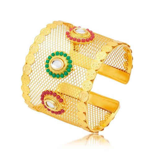 Laxmi Coin Gold Plated Kada