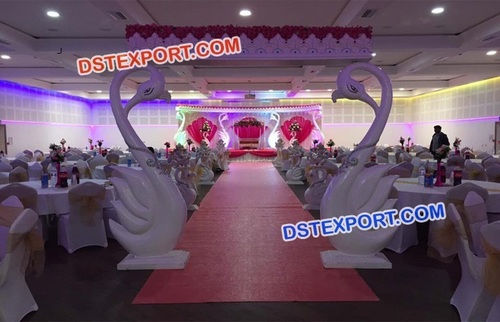 Custmoized Swan Wedding Mandap