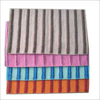 Floor Mat - Cotton, Variable Dimensions, Multicolor | Non-slip Backing, Attractive Striped Pattern, Easy To Wash, Stylish Design