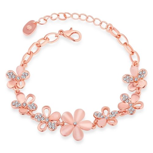 Rose Gold Plated Bracelet For Women