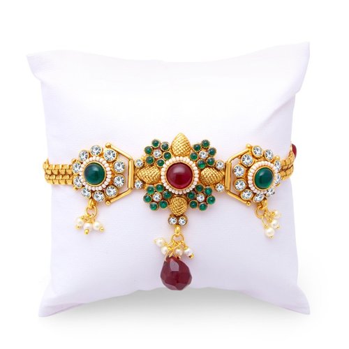 Excellent Free Size Gold Plated Bajuband Gender: Children