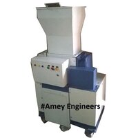 Vegetable Waste Shredder - M.s./s.s. Construction, 900 X 850 X 550 Mm, White Blue Color | 3 Hp Motor, 200-400 Kg/hr Throughput, Auto-stop, 80l Bin Capacity