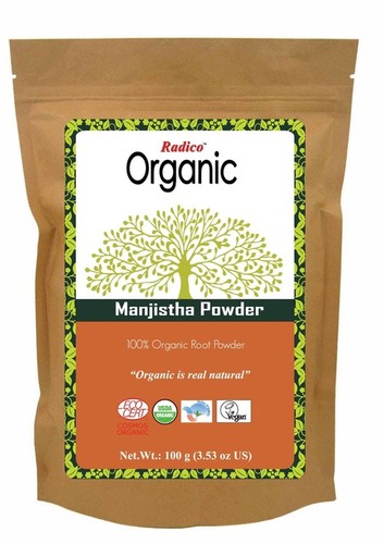 Organic Manjistha Root Powder - Fine Powder | Nourishes Hair, Prevents Hair Fall, Fights Dandruff, Chemical-Free Solution for Sensitive Scalps
