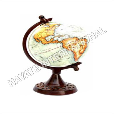 Aluminium & Iron White Wash Globe
