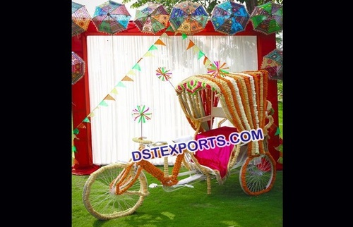 Custmoized Punjabi Marriage Dulhan Entry Idea Rickshaw
