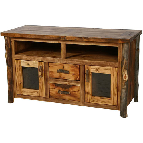 Reclaimed Wood Cabinet Storage Tv and Media Console Unit