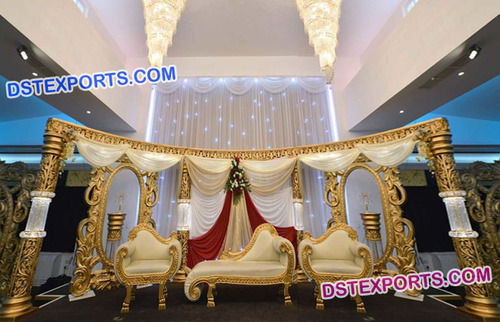 57 Best Pictures Muslim Wedding Stage Decoration - Muslim Wedding Mehandi Stage Decoration With Umbrellas Mandap Exporters