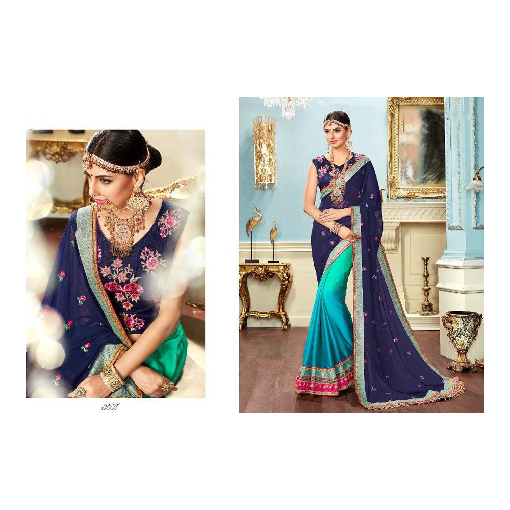Heavy Embline Modern Sarees
