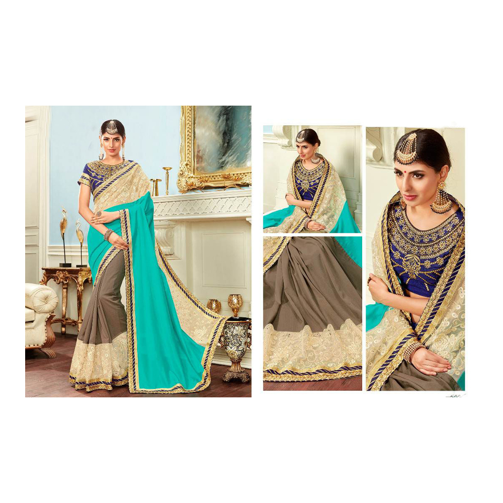 Heavy Embline Designer Sarees