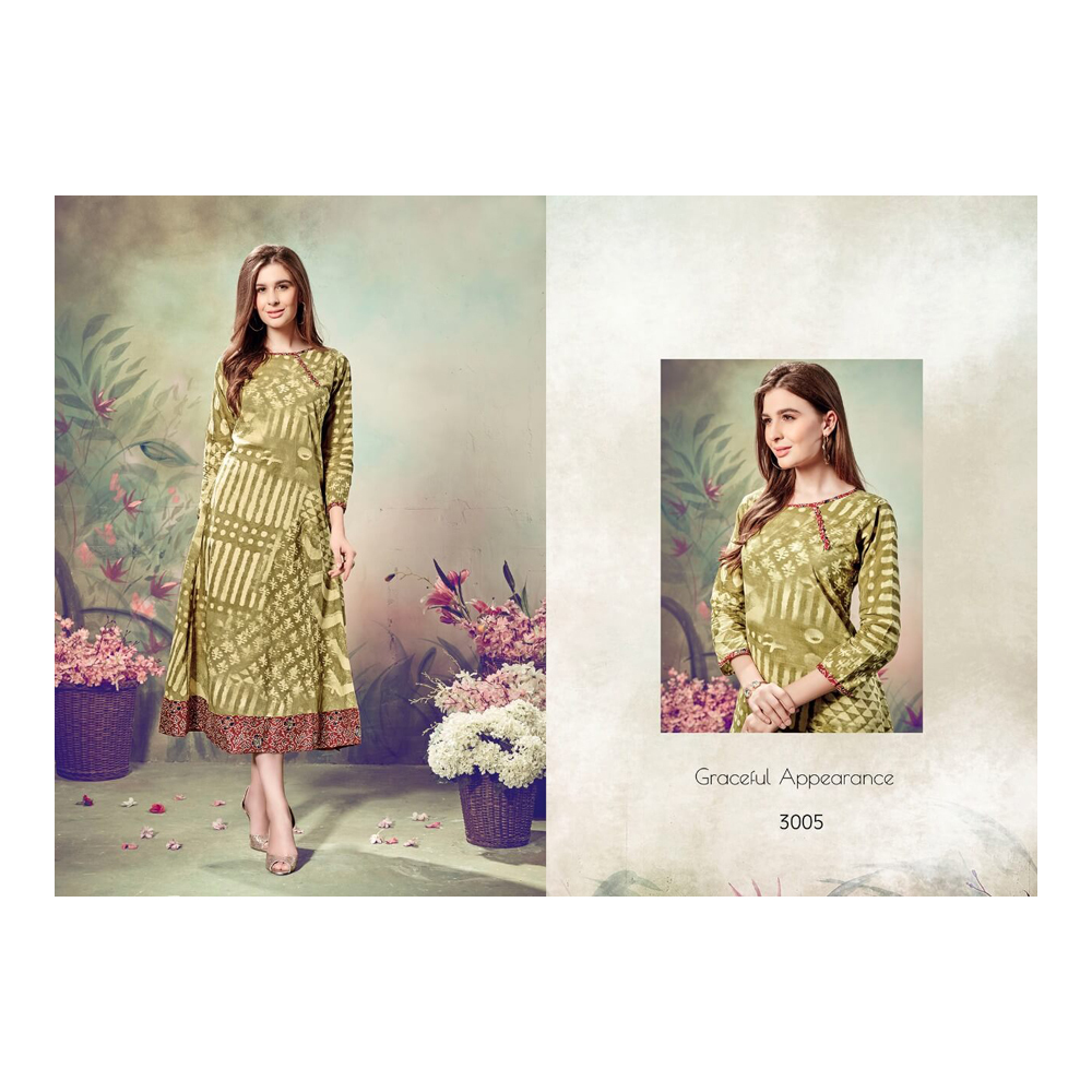 Cotton Rayon Kurtis