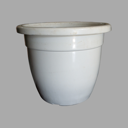 White Plastic Pot