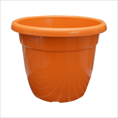 Orange Plastic Pot