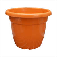 Orange Plastic Pot