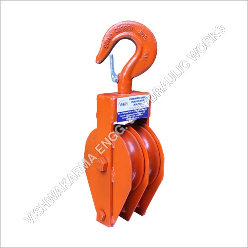 Double Sheave Rope Pulley By VISHWAKARMA ENGG. & HYDRAULIC WORKS