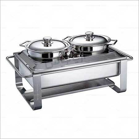 The chafing and dish container