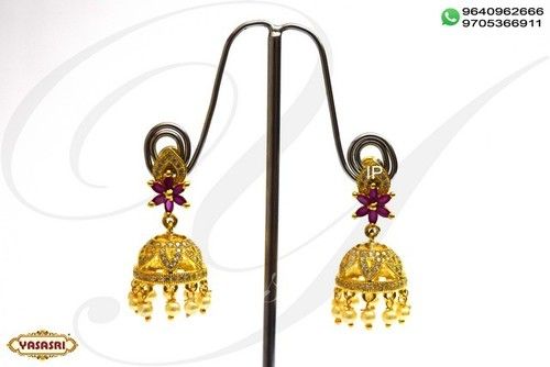 Golden Fancy Ear Rings