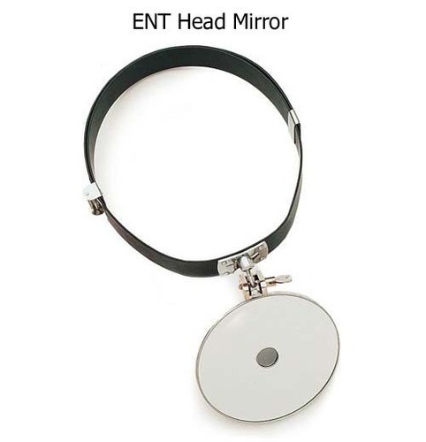 ENT Head Mirror - 500-1500 Grams, Gray and White | Suitable for Doctors, Designed for Hospital Use