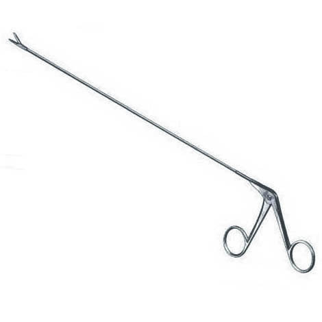 Laryngeal Forceps Serrated Color Code: Silver