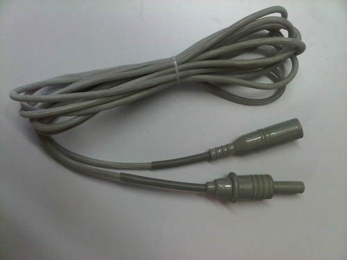 Bipolar Cable - Plastic Material, Grey Color | Suitable For Clinical Use by Doctors