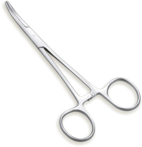 Artery Forceps Curved Color Code: Silver