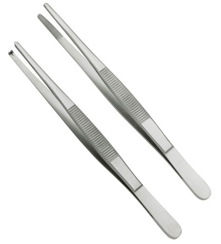 Metal Dissecting Forceps Plain Tooth