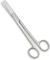 Dissecting Scissors Blunt Tips Color Code: Silver