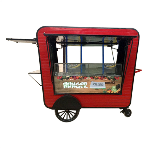 Mobile Hand Push Food Cart