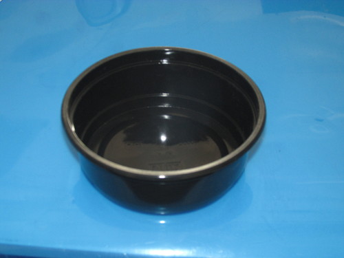 DISPOSABLE PLASTIC FOOD CONTAINER 180 ml (BLACK)
