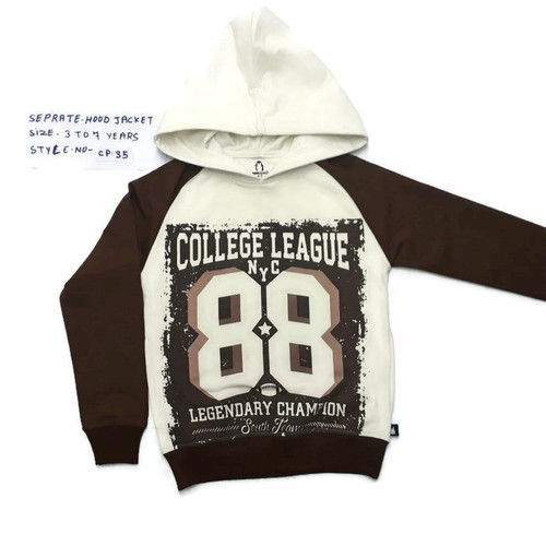 Separate Hood Jacket Age Group: 2-5 Years