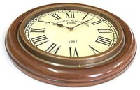 Antique Clock - Wood, Small To Large Size, Brown Color | Unisex, Round Shape, Luxury Design, 500 Grams, Warranty Included