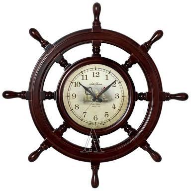 Brown Nautical Ship Wheel