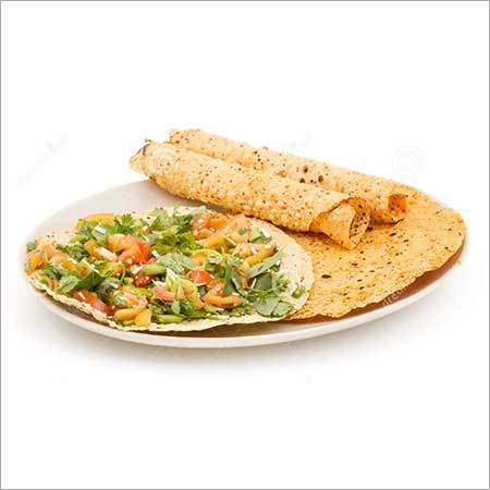 Indian Masala Papad - Rice Flour, 10-12cm Diameter, Round | Crunchy Texture, Moisture-Proof Packaging, Long Shelf Life